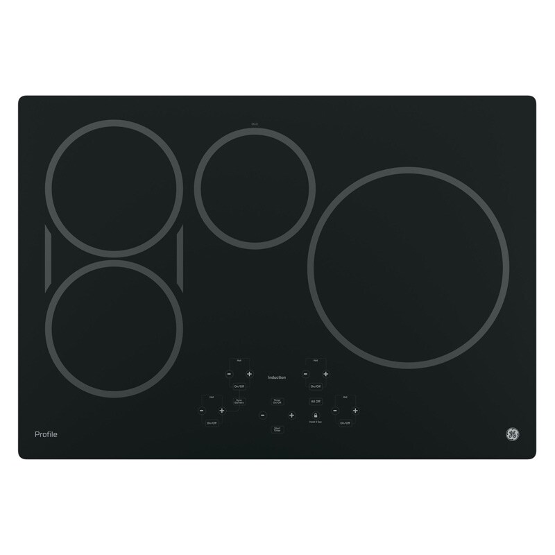 GE Profile 30" Induction Cooktop with 4 Burners Black