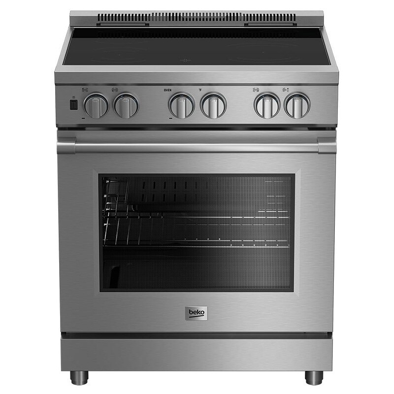 Beko 30" Freestanding Electric Range with 4 Smoothtop Burners & 5.7 Cu