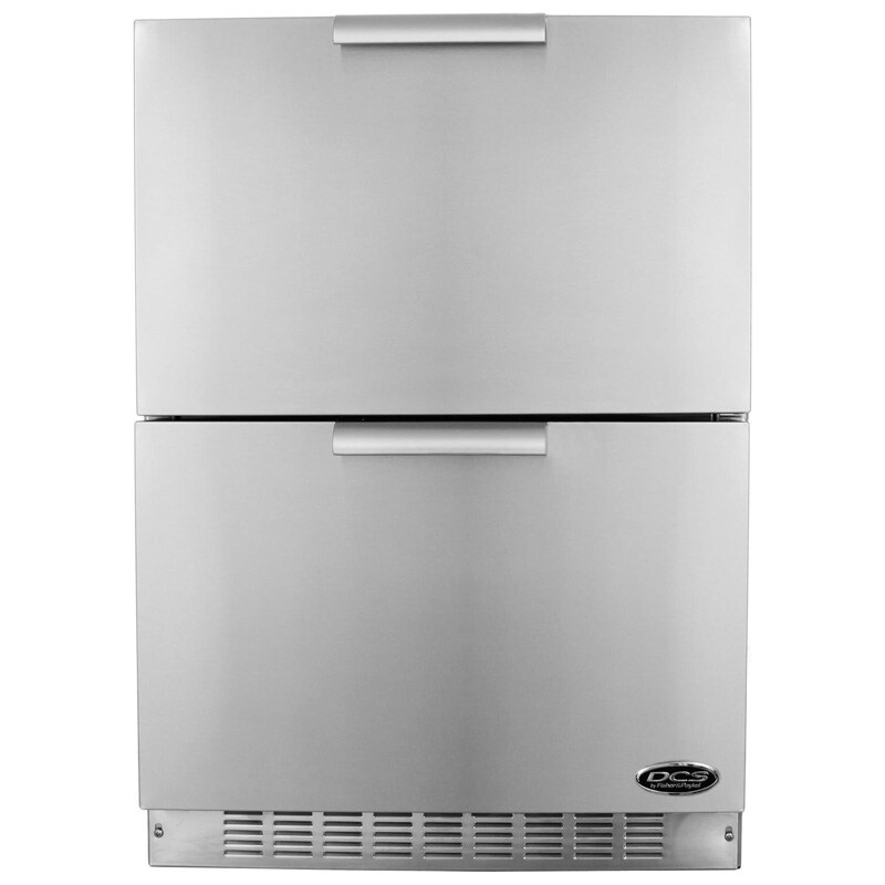 DCS 24" 5.6 Cu. Ft. Double Drawer Outdoor All Refrigerator Stainless