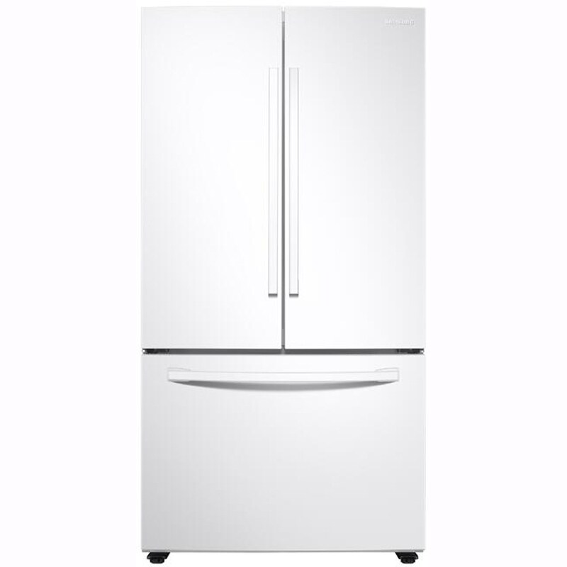 Samsung 28.2 Cu. Ft. Bottom Freezer Refrigerator White PCRichard