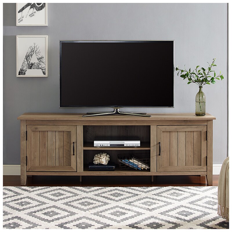 Pc richards tv stands walker edison 52 wood tv media stand storage