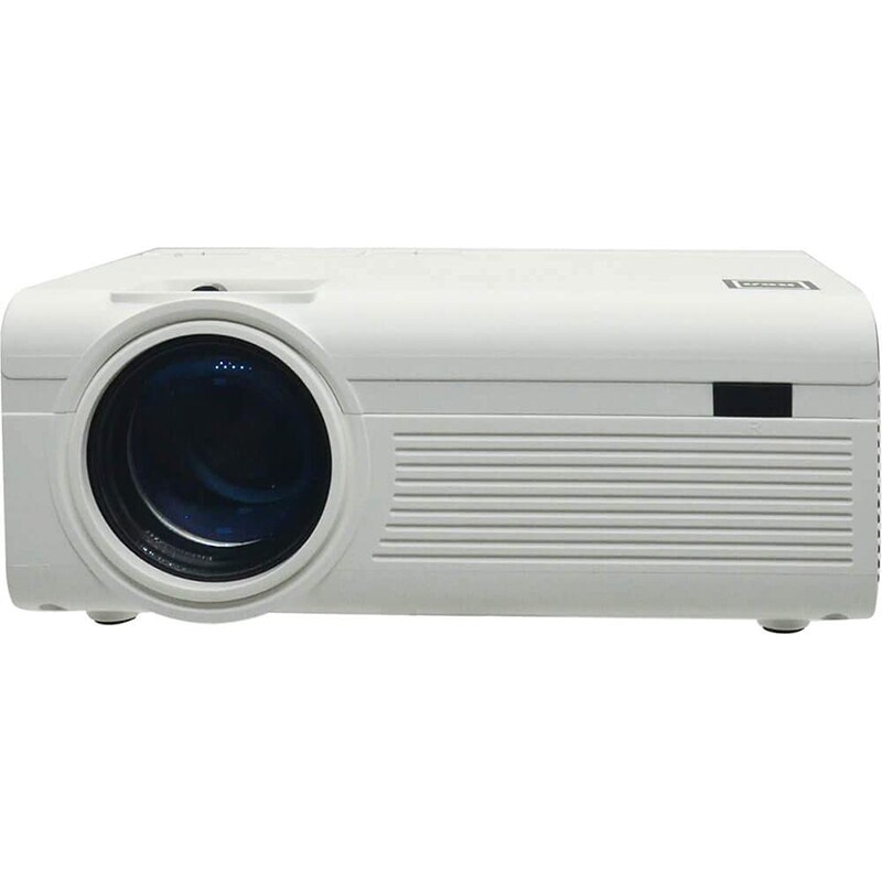 RCA Bluetooth Projector Bundle with 100" Fold Up Screen
