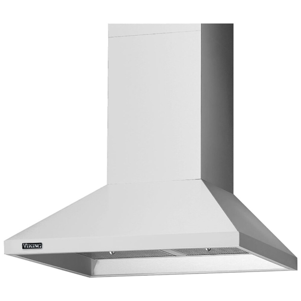 Viking 30" Wall Mount Chimney Range Hood with 460 CFM Internal Blower Stainless Steel