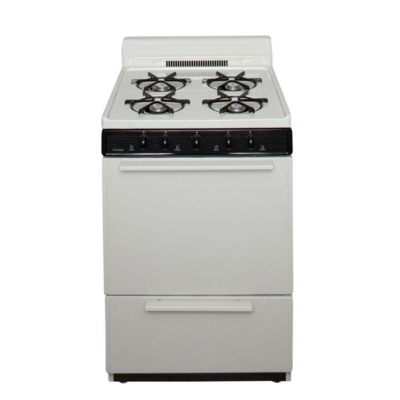Premier 24" Free Standing Gas Range Bisque SCK100T