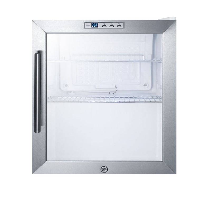 Summit Commercial 17" 1.7 Cu. Ft. Compact Refrigerator Glass Door