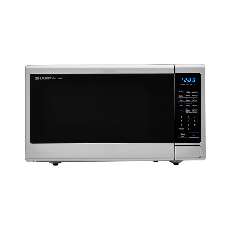 Sharp 1 8 Cu Ft Countertop Microwave Stainless Steel