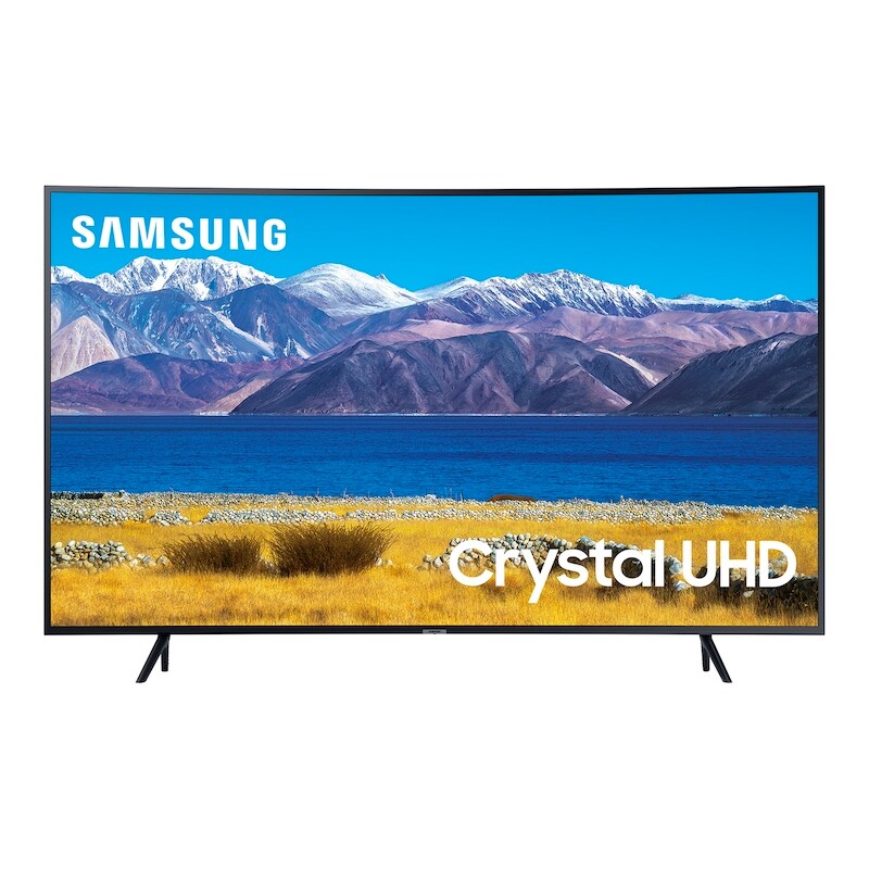 Samsung Tu8300 Series 65 4k 2160p Curved Uhd Smart Led Tv With Hdr 2020 Model Pcrichard Com Un65tu8300
