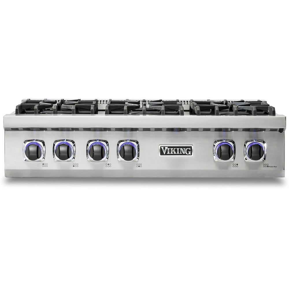 Viking 7 Series 36" SlideIn Gas Cooktop with 4 Sealed Burners, Griddle