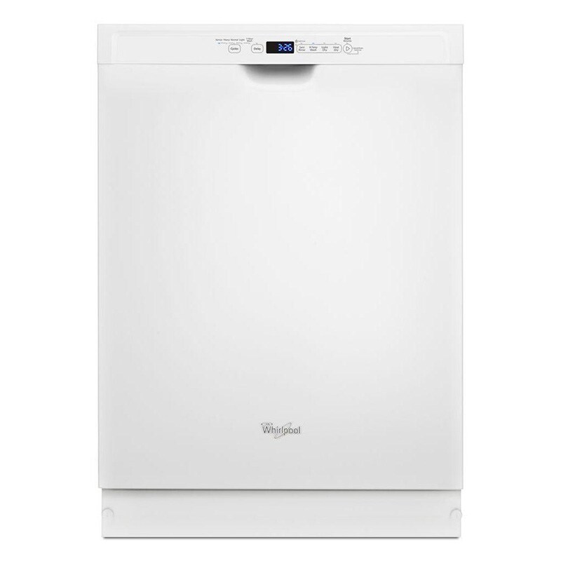 dishwasher whirlpool white