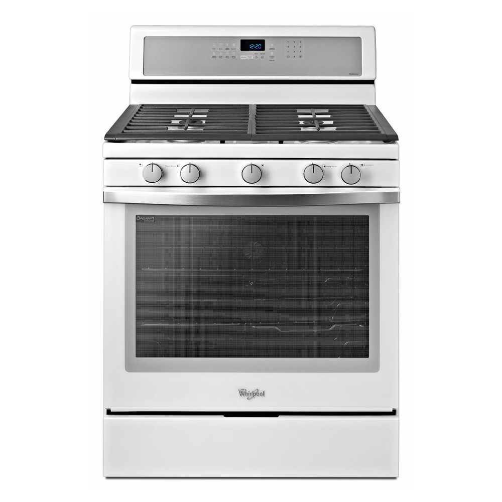 Whirlpool 30" Free Standing Gas Range White Ice