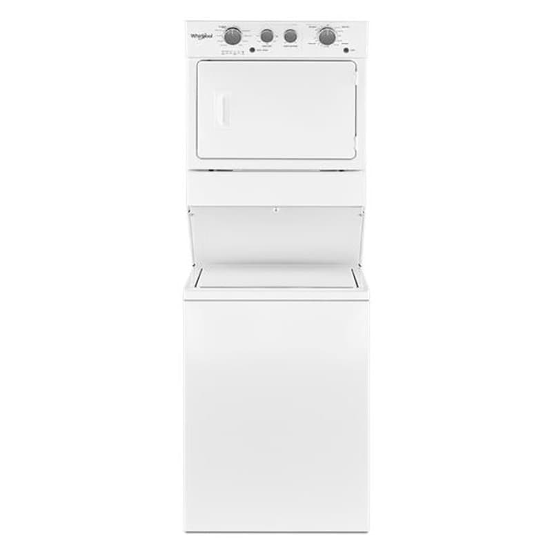 Whirlpool 28" Gas Stacked Washer/Dryer Combo White