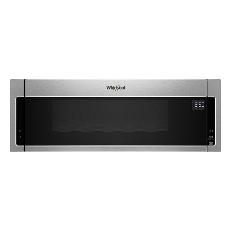 Whirlpool 1 1 Cu Ft Over The Range Low Profile Microwave