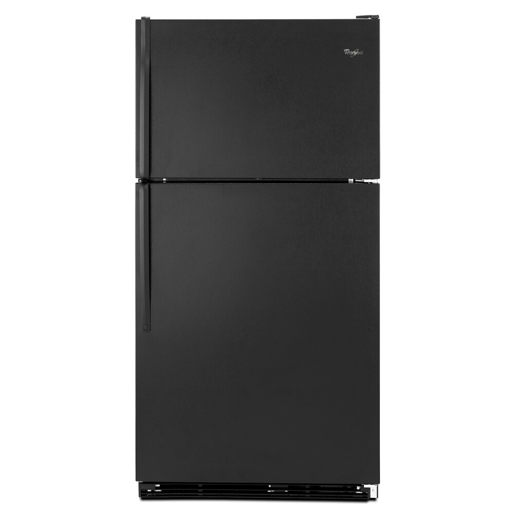 Whirlpool 18.5 Cu. Ft. Top Freezer Refrigerator Black WRT138TFYB