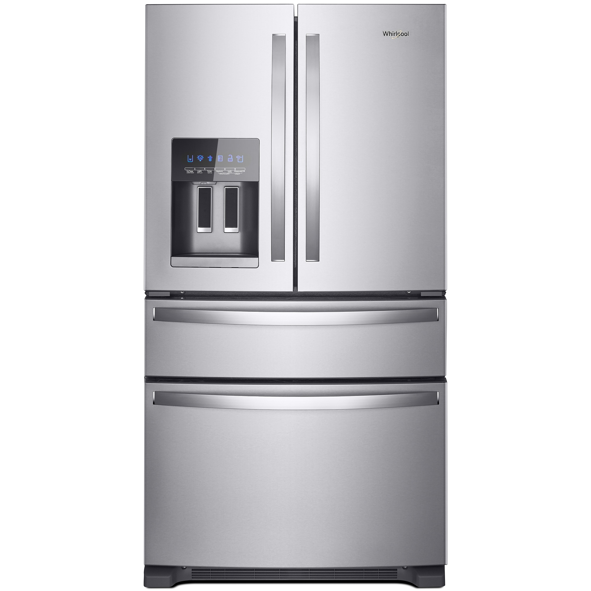Whirlpool 36 24 5 Cu Ft French Door Refrigerator With Ice Water Dispenser Stainless Steel Pcrichard Com Wrx735sdhz
