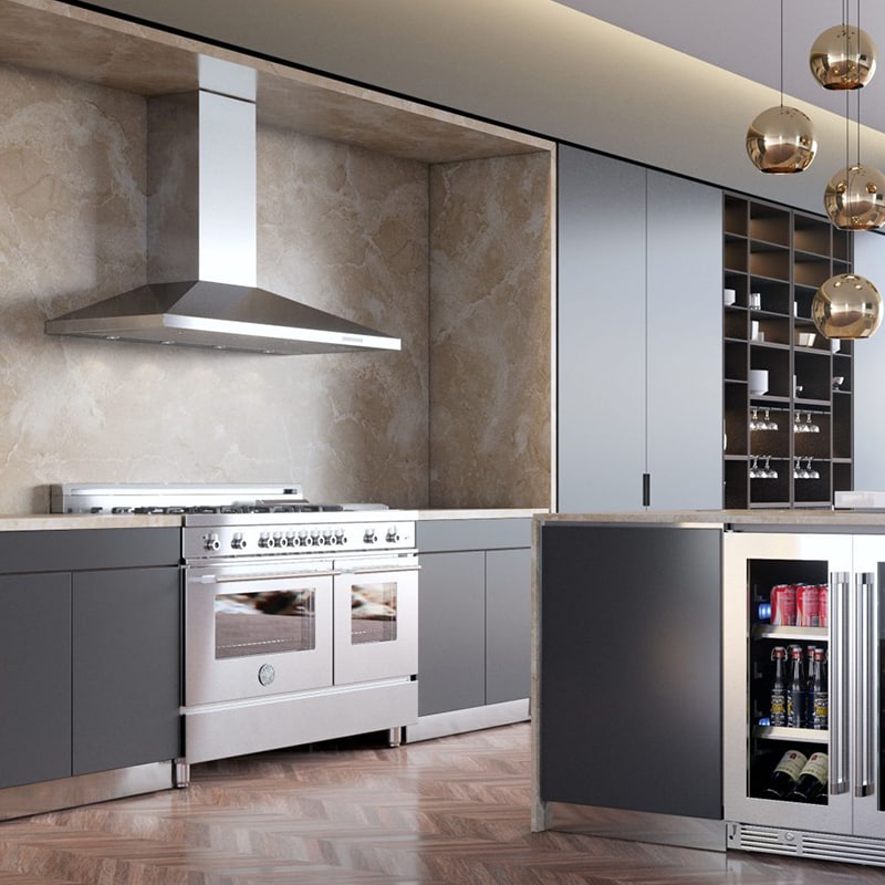 XO Range Hood 36" Chimney Style Hood XOV36KS