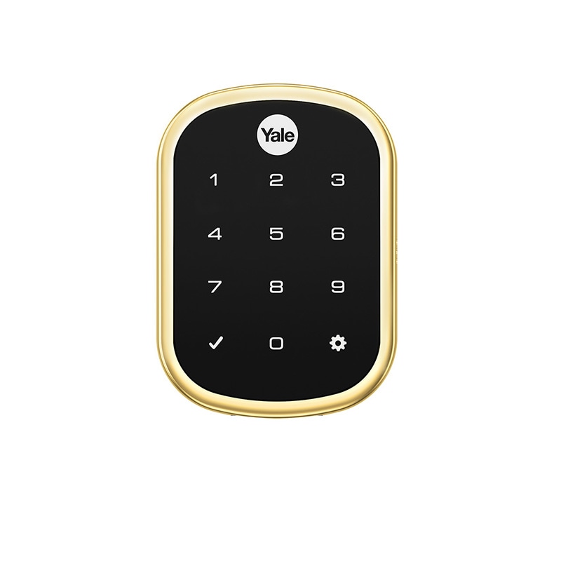 wave key network z generate Yale Wave Network Module Deadbolt Keyless Touchscreen Lock Z with Real Living SL Assure