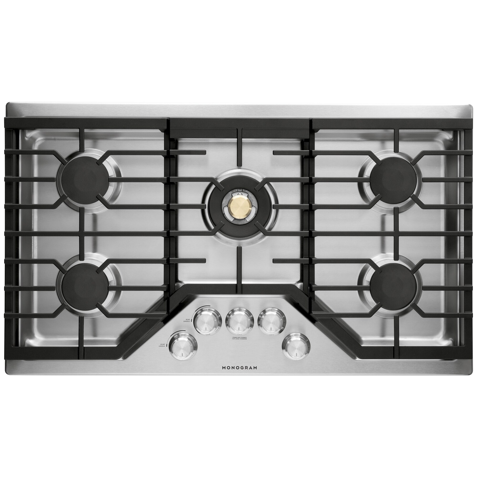 Monogram 36 Gas Cooktop With 5 Burners Stainless Steel
