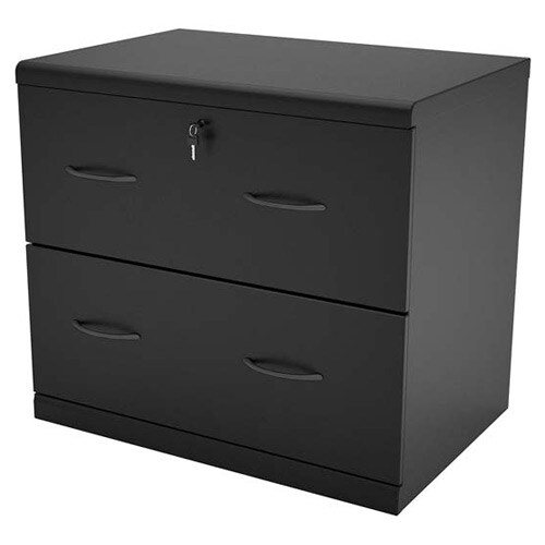 Z Line 2 Drawer Lateral File Cabinet Black Pcrichard Com