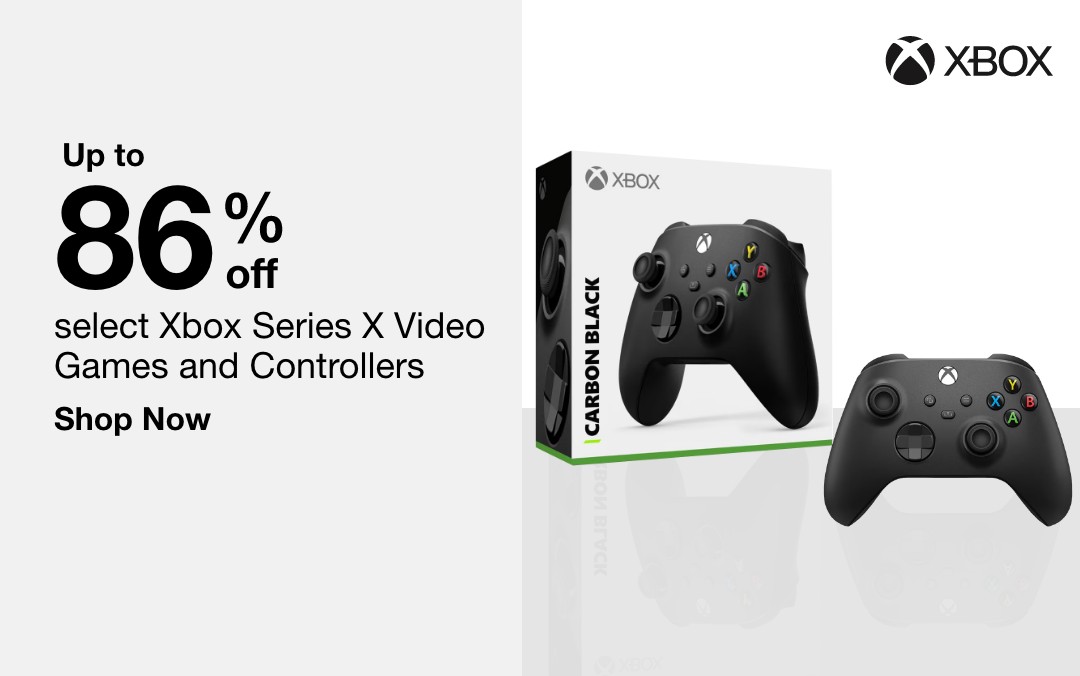 up to 86 percent off xbox series x video games and controllers