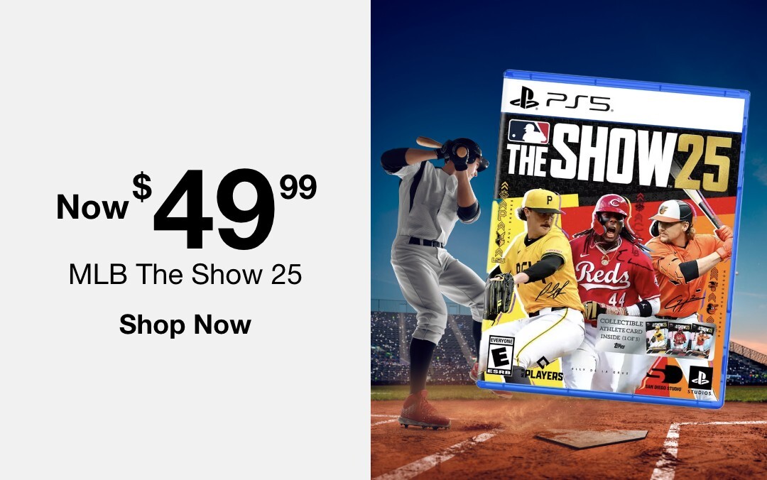 Now $49.99. MLB The Show 25. Shop now.