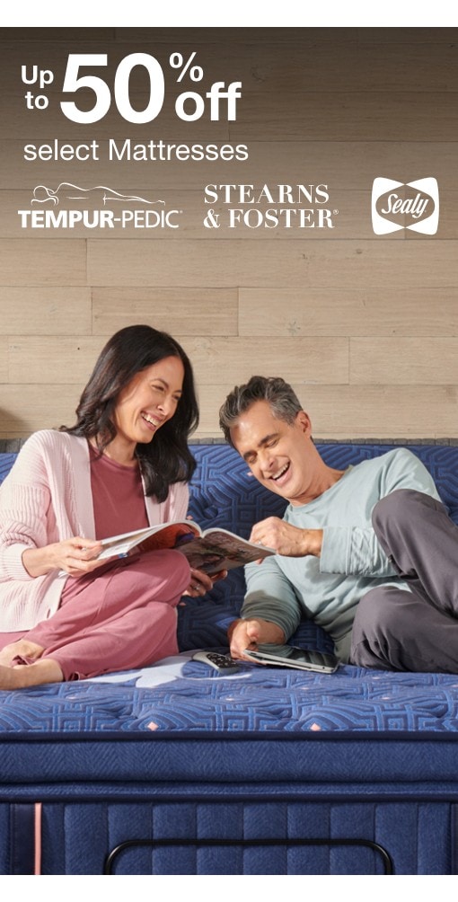 Up to 50% off select Mattresses