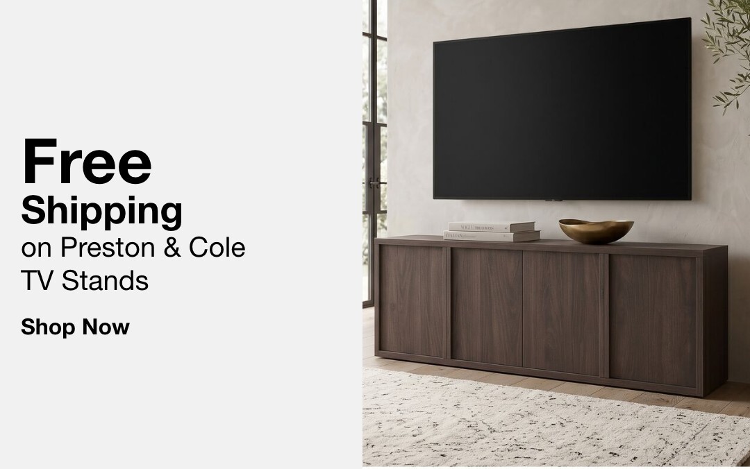 Free Shipping on preston and cole tv stands shop now