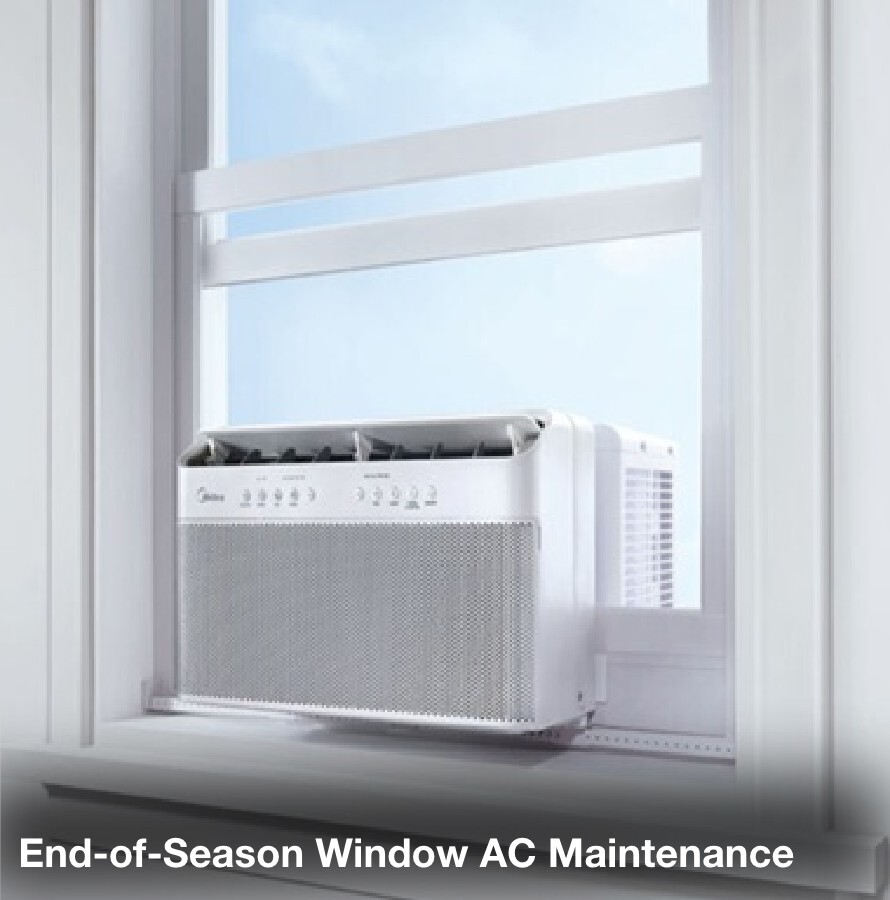end of season window ac maintenance