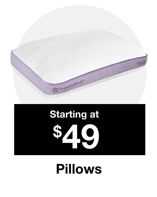 pillows starting at forty nine dollars