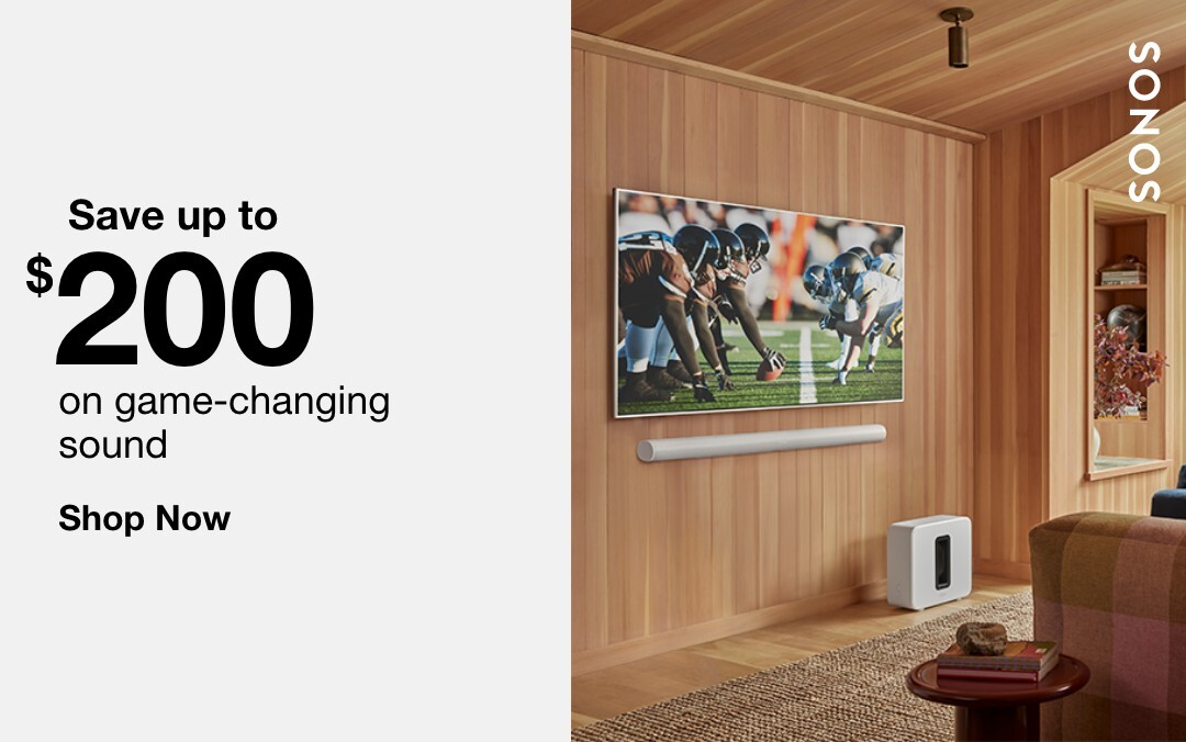 Save up to $200 on game changing sound SHOP NOW