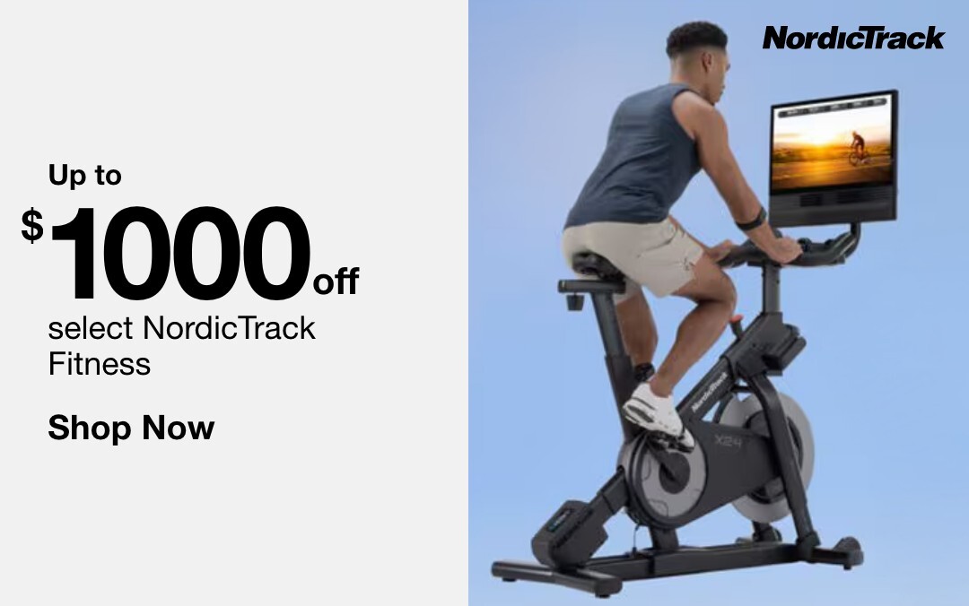Up to 100 dollars off select NordicTrack Fitness Shop Now