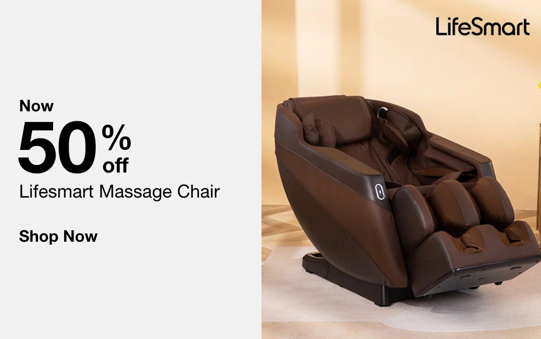 Lifesmart Massage Chair now 50% off. Shop now. 
