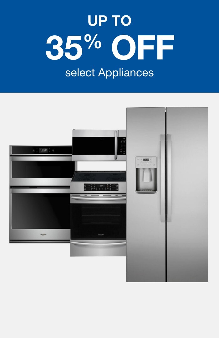 Up to 35% off select appliances