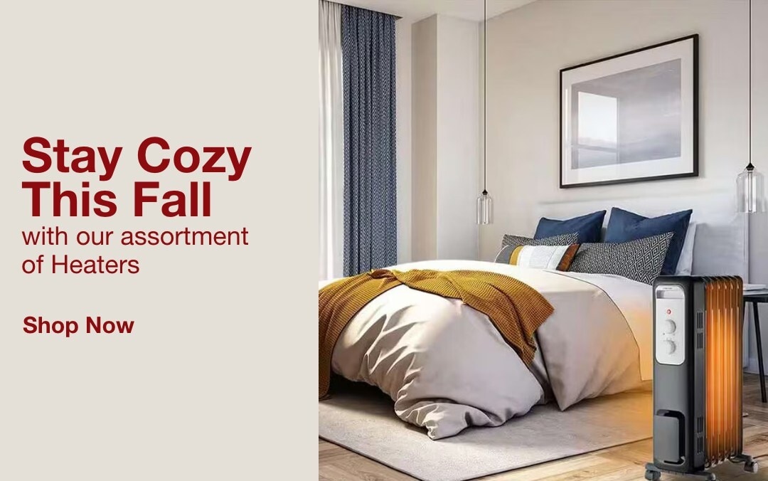 Stay Cozy This Fall with our assortment of heaters shop now
