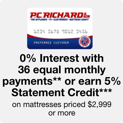 zero percent interest with thirty six equal monthly payments on qualifying mattress purchases 
