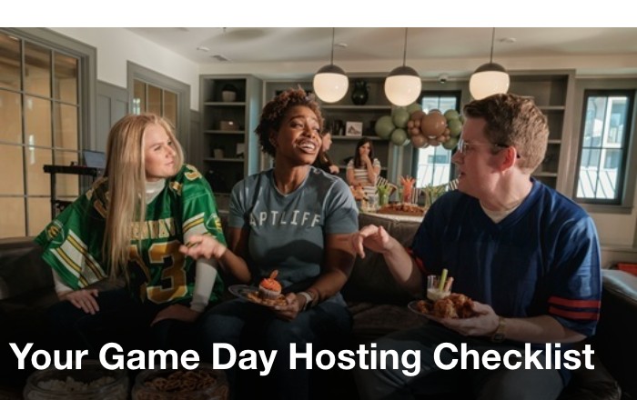your game day hosting checklist