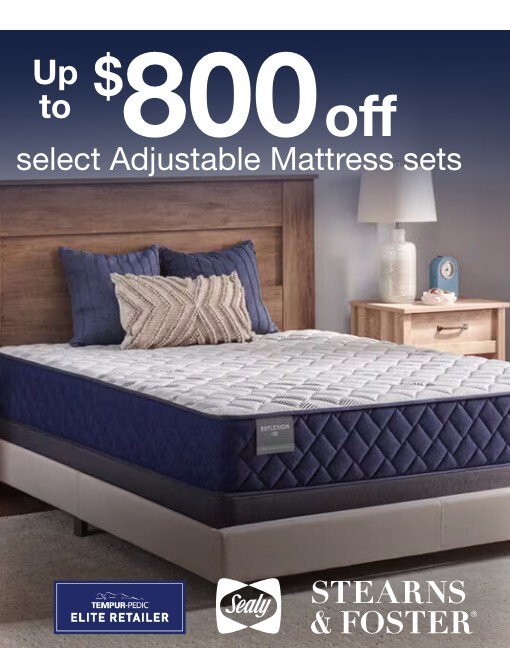 up to $800 off select adjustable mattress sets