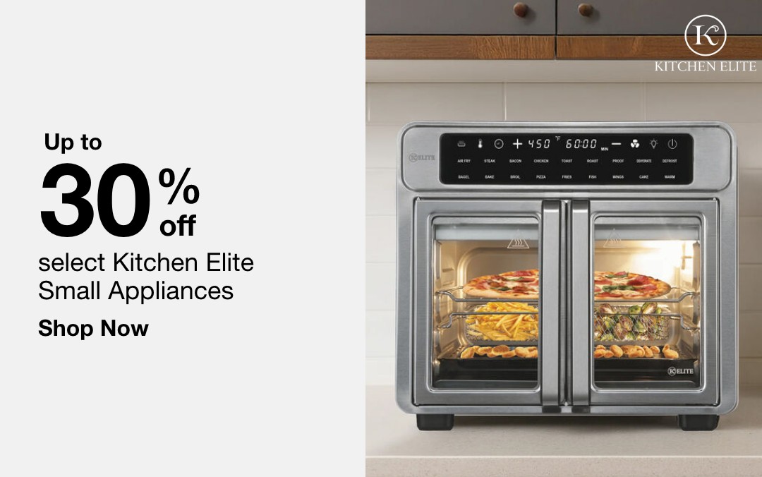 up to thirty percent off select kitchen elite small appliances