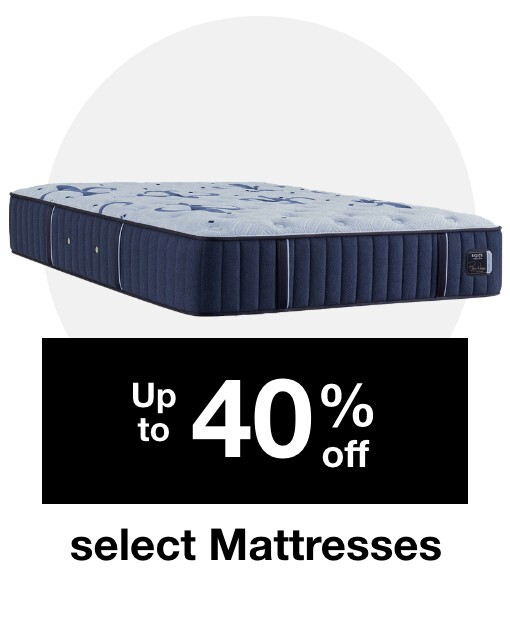 Up to 40 percent off select mattresses