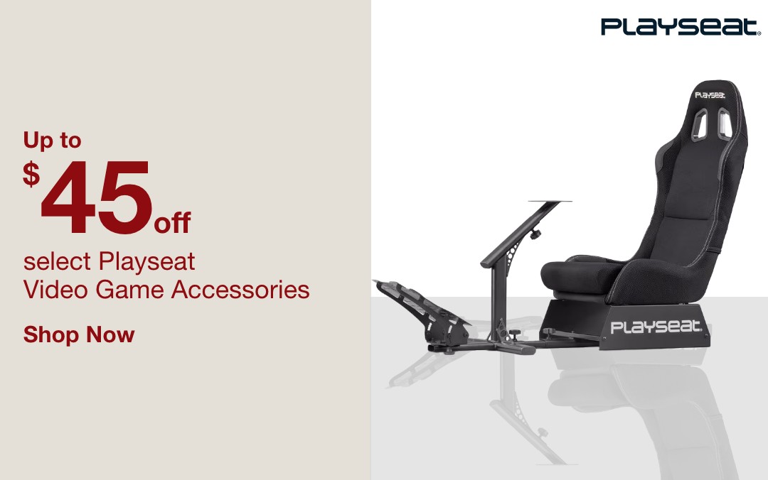 up to 45 dollars off select Playseat Video Game Accessories