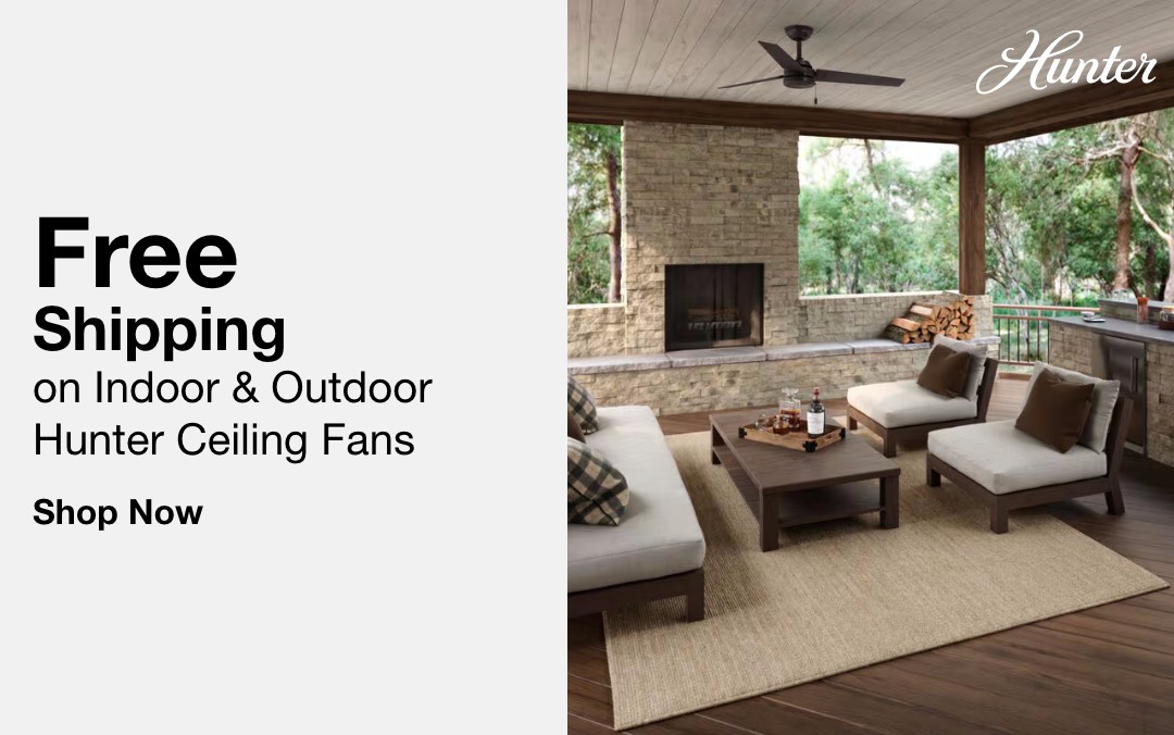 Free Shipping on Indoor & Outdoor Hunter Ceiling Fans. Shop now.