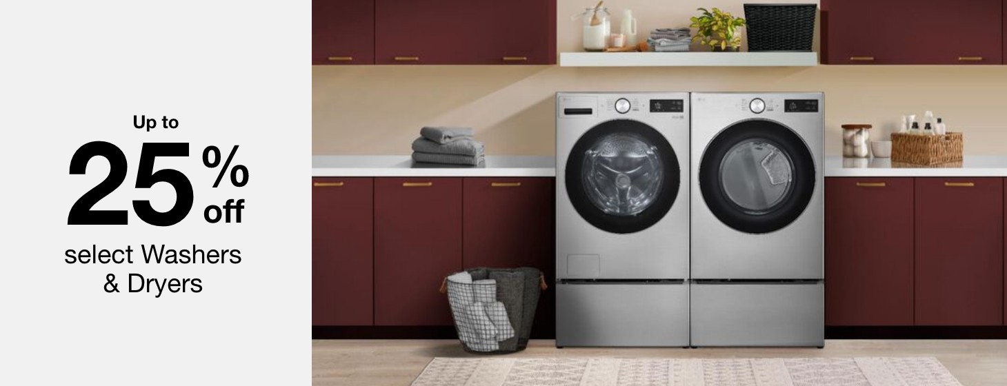 up to 25% off laundry