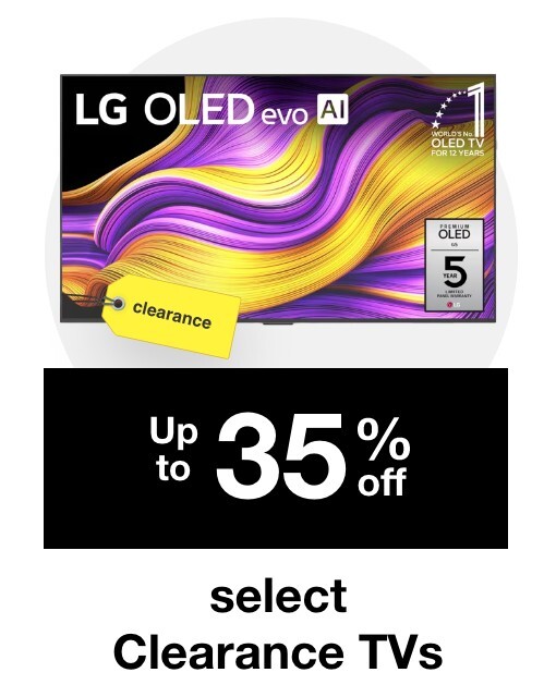 Up to 35% off select Clearance TVs