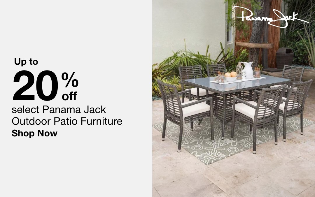 Up to 20% off select Panama Jack Outdoor Patio Furniture. SHOP NOW