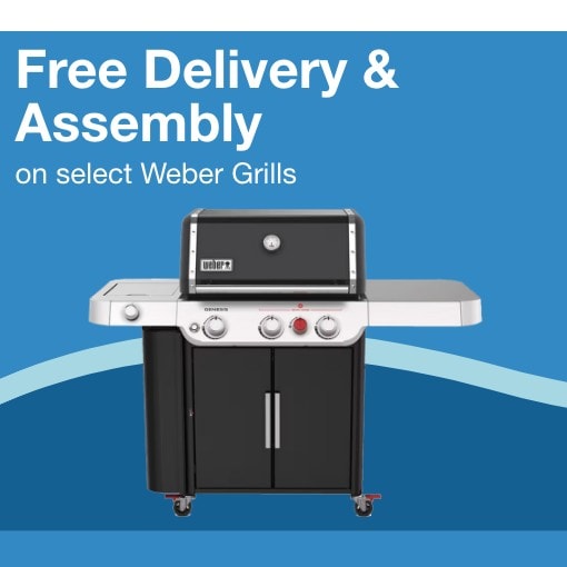 Free Delivery & Assembly on select Weber Grills