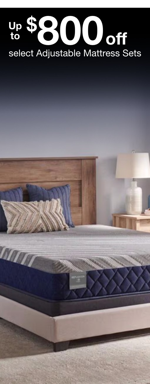 Up to $800 off select adjustable mattress sets