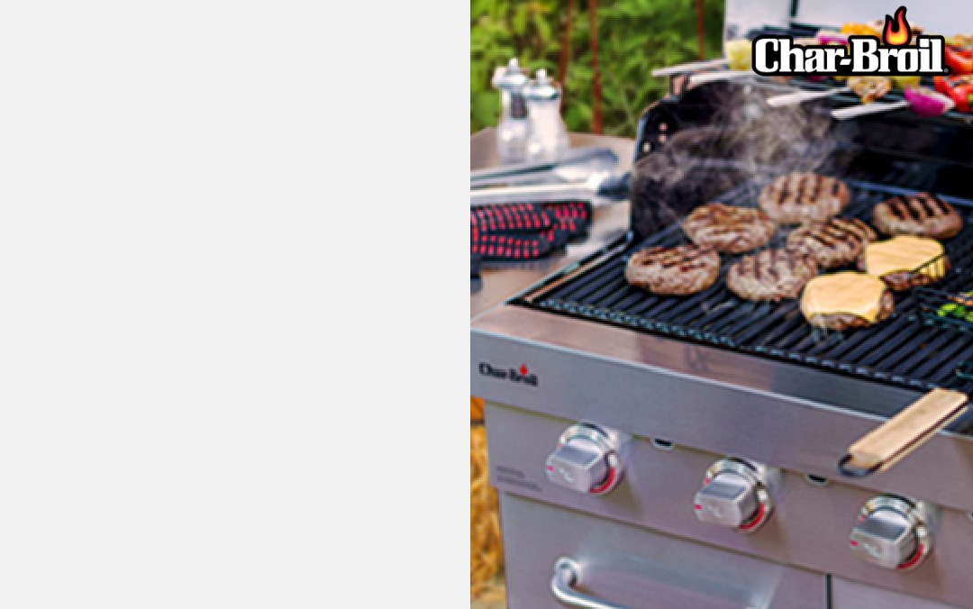 Free Delivery** on Char-Broil Grills     SHOP NOW 
