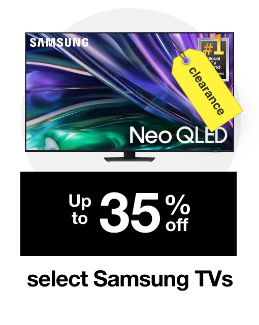 Up to 40% off select Samsung TVs. Clearance 