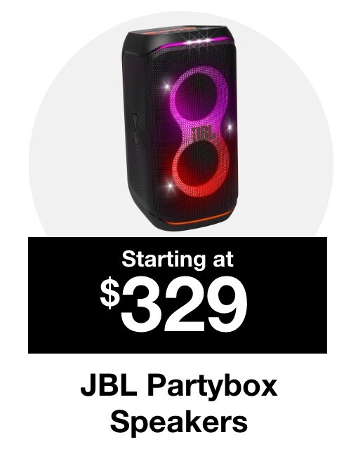 JBL Party speakers starting at $329