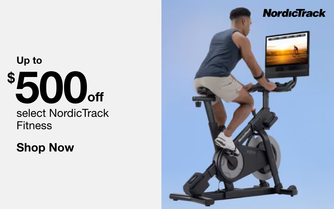 Up to 500 dollars off select NordicTrack Fitness Shop Now