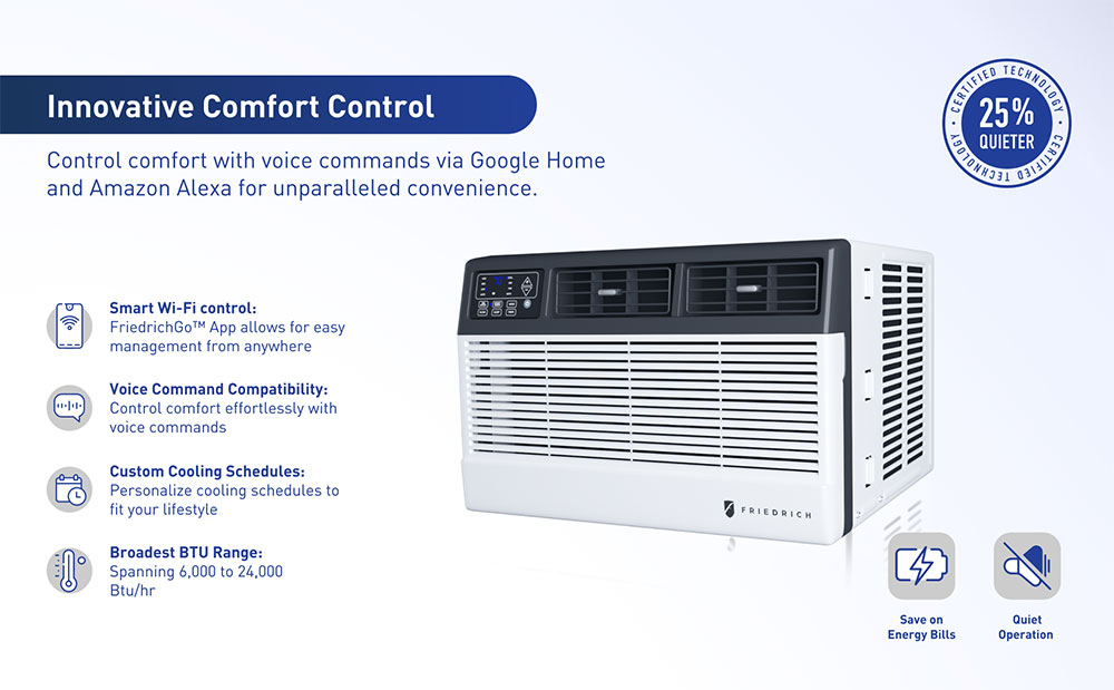 Friedrich Chill Premier AC CCW Models - Innovative Control